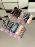 Monochromes Silver Chrome 3D Nail Art